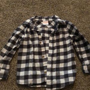 Baby boy long sleeve flannel